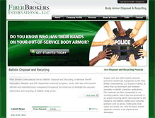 Tablet Screenshot of fiberbrokers.com